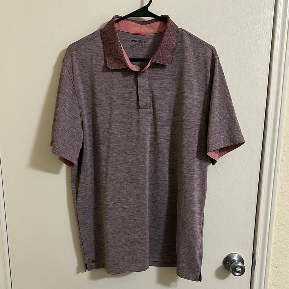 EUC Untuckit Short Sleeve Polo‎